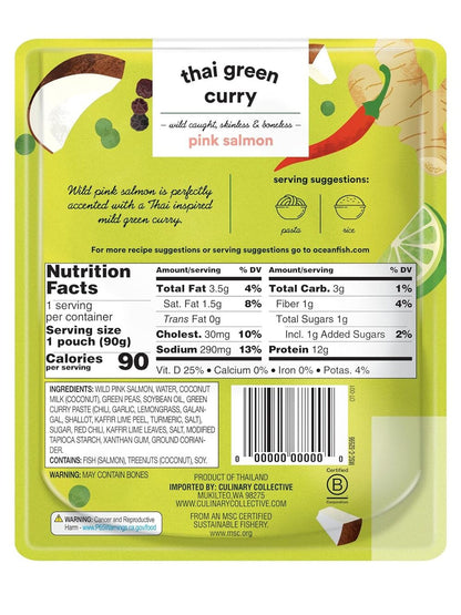 Ocean's™ Premium Thai Curry Pink Salmon, 3.17 oz