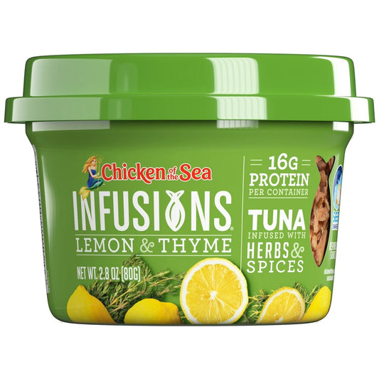 Chicken of the Sea Infusions Lemon & Thyme Tuna Pouch, 2.8 oz