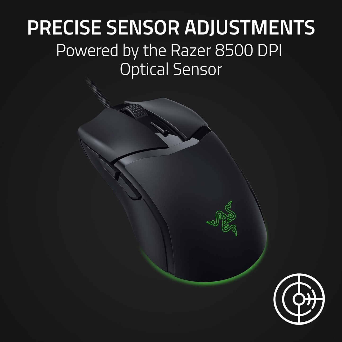 Razer Cobra Lightweight Wired Gaming Mouse, Chroma RGB, Black
