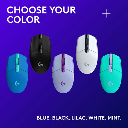 Logitech G305 LIGHTSPEED Wireless Gaming Mouse, HERO Sensor, White