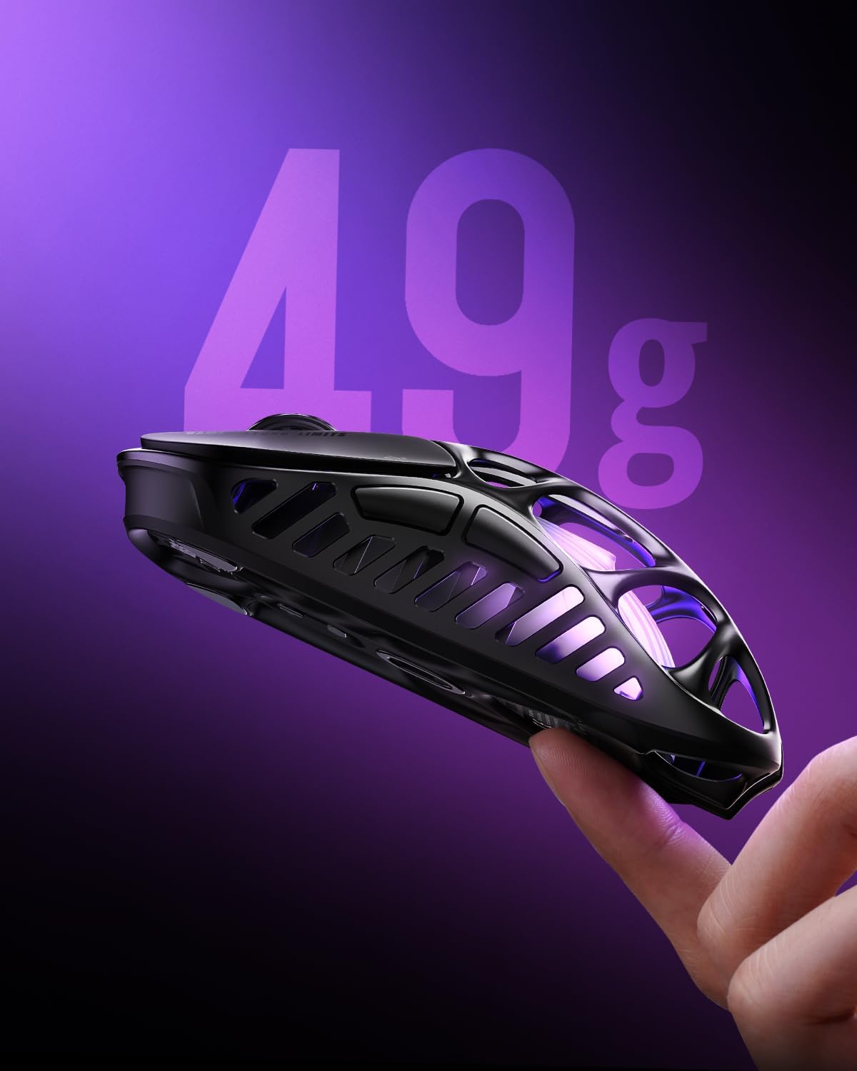 GravaStar Mercury X Pro Ultra-Light Wireless Gaming Mouse – 32K DPI, PAW3950, 49g