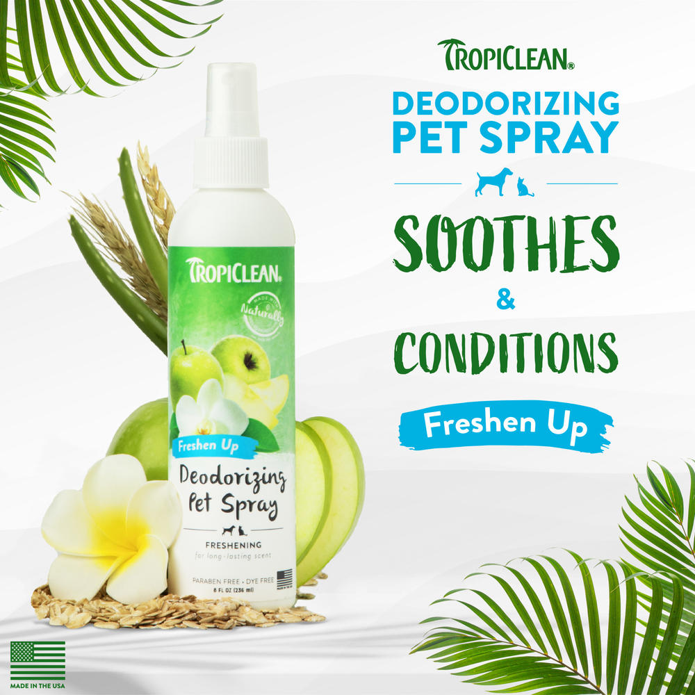 TropiClean® Freshen Up Spray – Keeps Pets Smelling Fresh, 8 oz