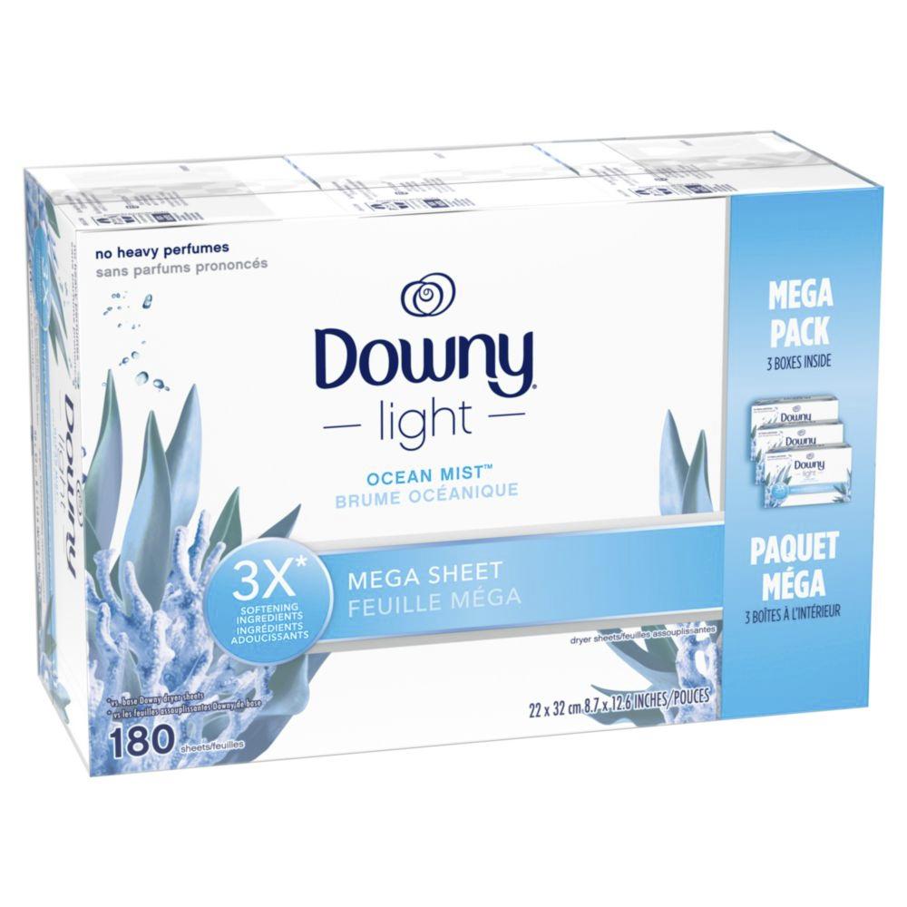 Downy Ocean Mist Dissolvable Laundry Sheets – 180 Count