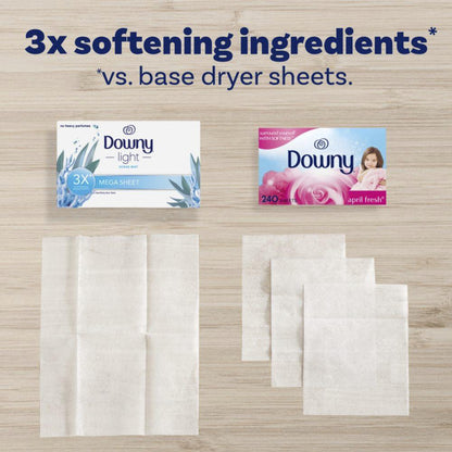Downy Ocean Mist Dissolvable Laundry Sheets – 180 Count