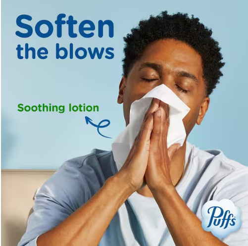 2-Ply Plus Lotion Facial Tissues – 4-Pack Cube Boxes