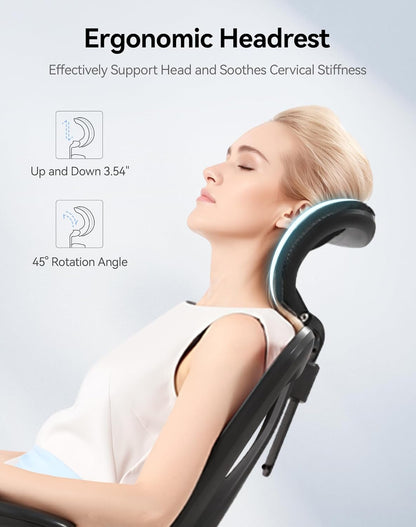 SIHOO M18 Ergonomic Office Chair with Headrest & Lumbar Support
