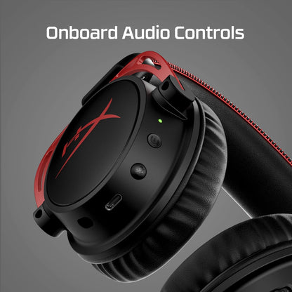 HyperX Cloud Alpha Wireless Gaming Headset – 300H Battery, DTS Headphone:X, Red
