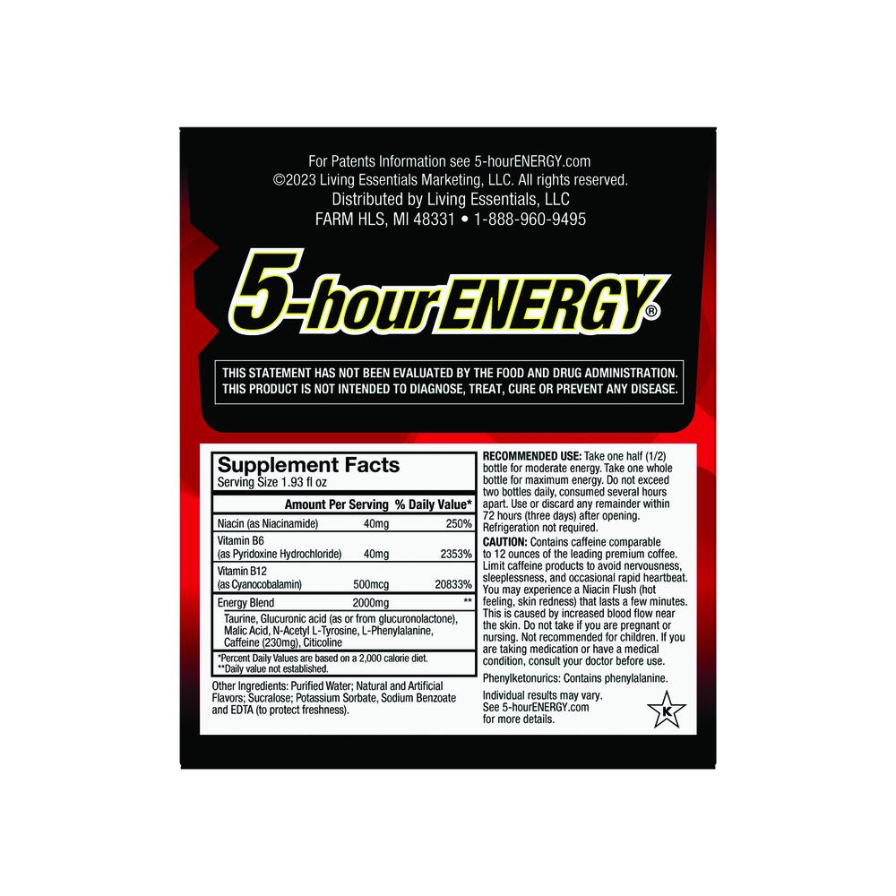 5-hour ENERGY Berry Extra Strength Energy Shot – 4 Count