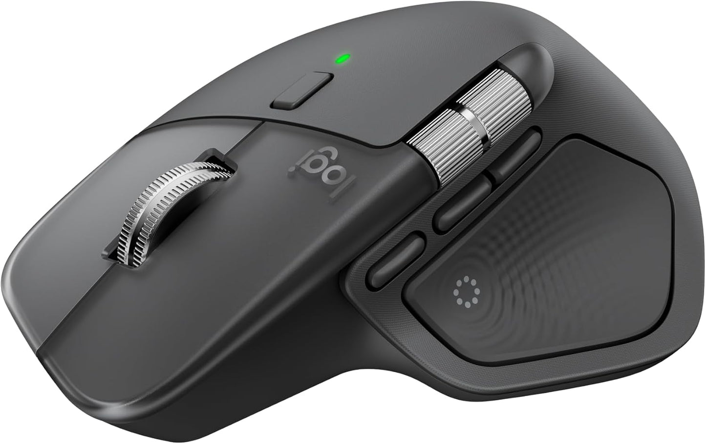 Logitech MX Master 4 Ergonomic Wireless Mouse, Haptic Feedback, USB-C, Graphite