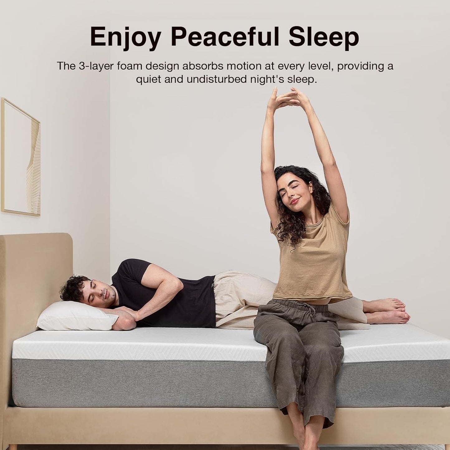 Novilla Bliss 12" King Gel Memory Foam Mattress – Cooling & Pressure Relief
