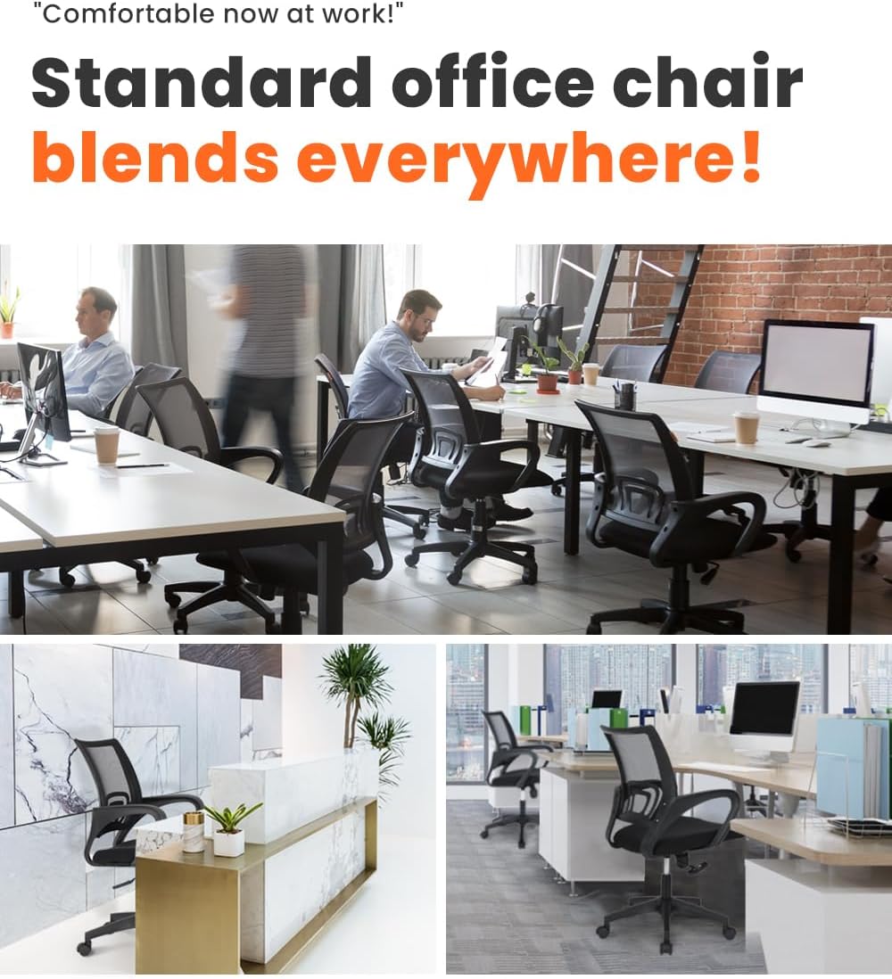 NEO CHAIR Ergonomic Mesh Office Chair with Lumbar Support – Black