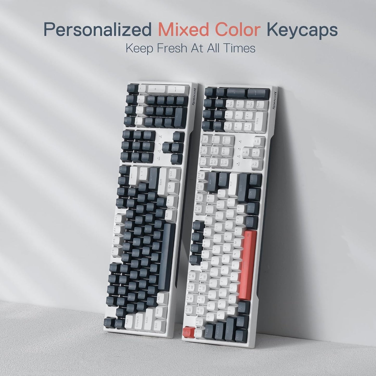 Redragon K668 Wired RGB Gaming Keyboard – 108 Keys, Hot-Swappable, Thocky Sound