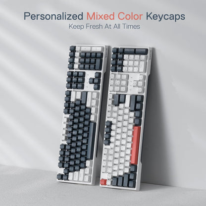Redragon K668 Wired RGB Gaming Keyboard – 108 Keys, Hot-Swappable, Thocky Sound