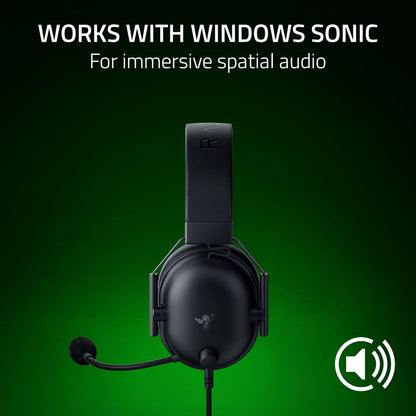 Razer BlackShark V2 X Xbox Gaming Headset – 50mm Drivers, 3.5mm, Black