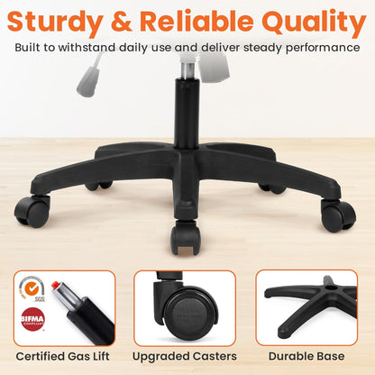 NEO CHAIR High-Back Ergonomic Mesh Office Chair with Flip-Up Arms – Black
