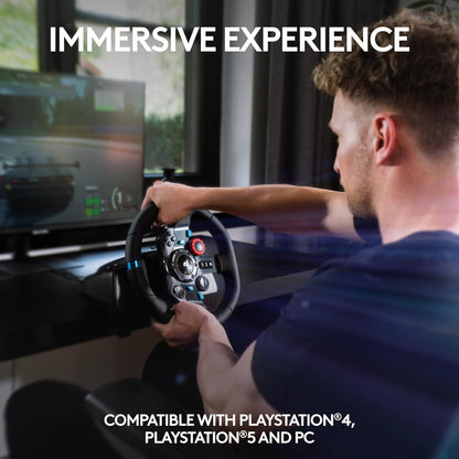 Logitech G29 Racing Wheel & Pedals for PS5, PS4 & PC | Force Feedback, Leather Wheel