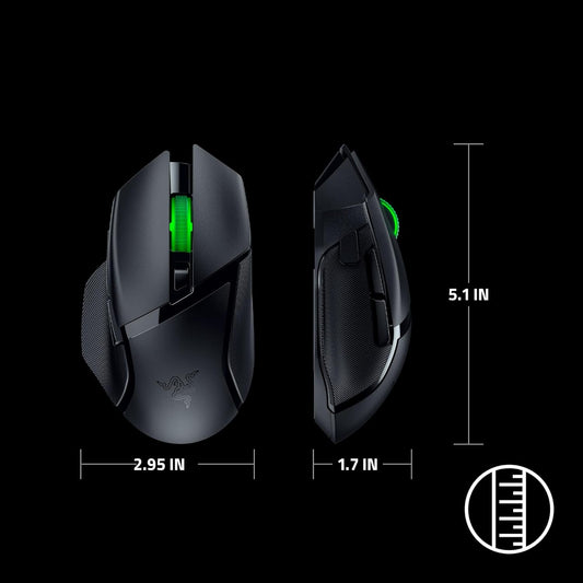 Razer Basilisk V3 X HyperSpeed Wireless Gaming Mouse, Black