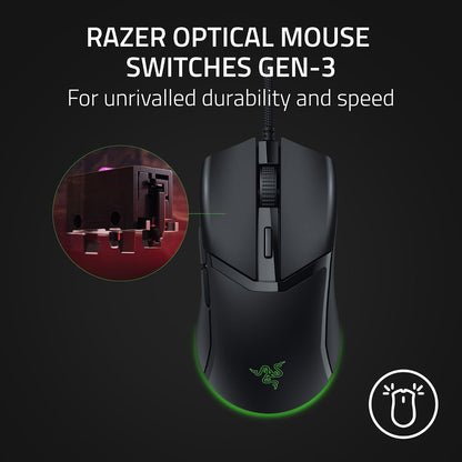Razer Cobra Lightweight Wired Gaming Mouse, Chroma RGB, Black