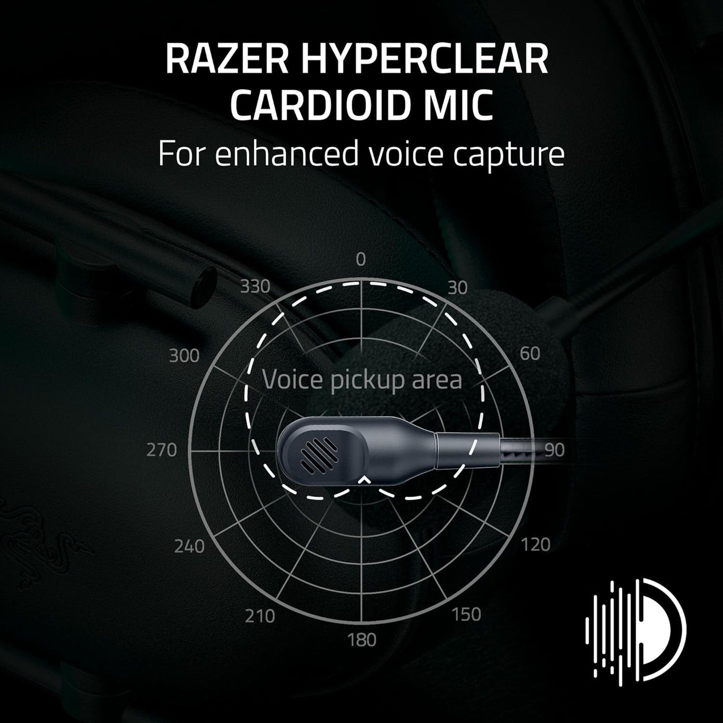 Razer BlackShark V2 X Xbox Gaming Headset – 50mm Drivers, 3.5mm, Black