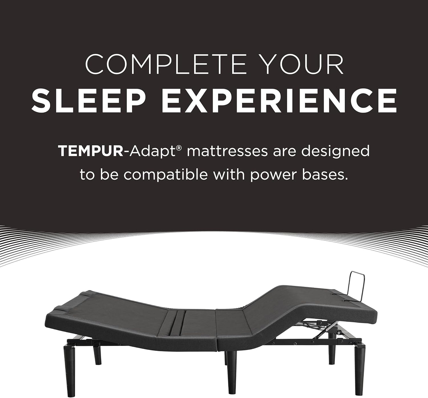TEMPUR-Adapt 2.0 King Mattress – 11" Medium Memory Foam, Motion Isolation
