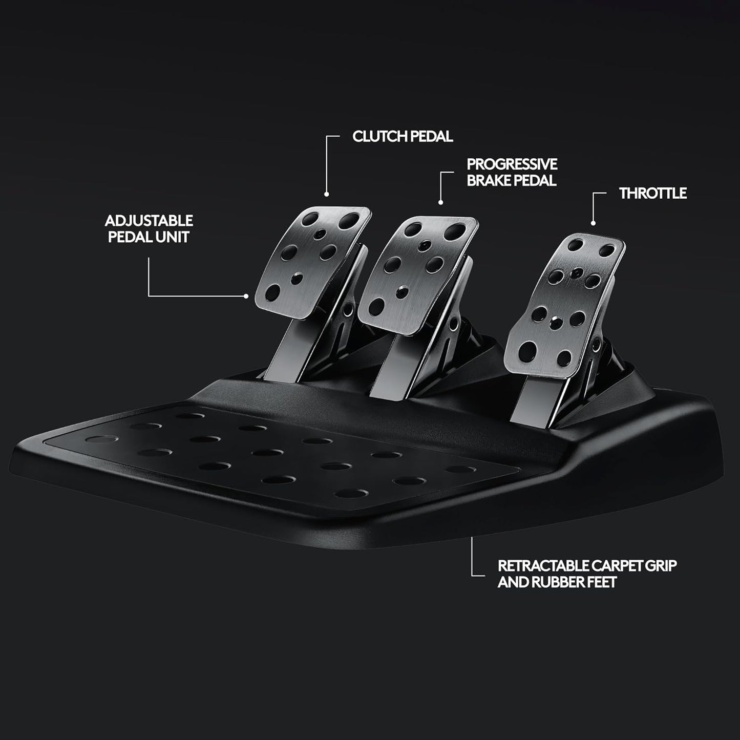 Logitech G29 Racing Wheel & Pedals for PS5, PS4 & PC | Force Feedback, Leather Wheel