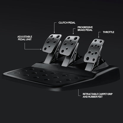 Logitech G29 Racing Wheel & Pedals for PS5, PS4 & PC | Force Feedback, Leather Wheel