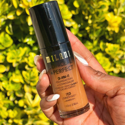 Milani Conceal + Perfect 2-in-1 Foundation + Concealer, 01 Creamy Vanilla, 1 fl oz