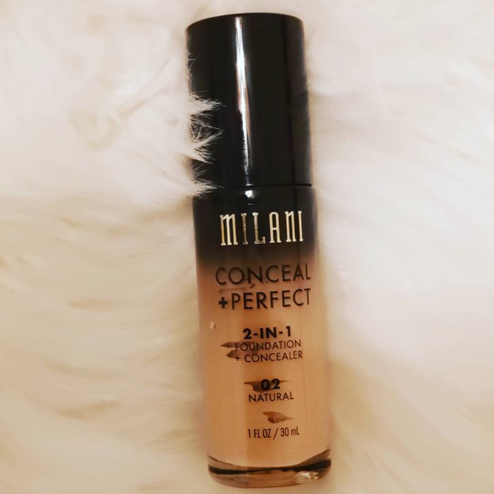Milani Conceal + Perfect 2-in-1 Foundation + Concealer, 01 Creamy Vanilla, 1 fl oz