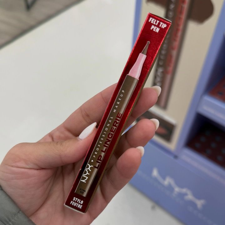 NYX Lip Lingerie Longwear Lip Liner Stain – Cuff Me, 0.03 fl oz-07 Cuff Me