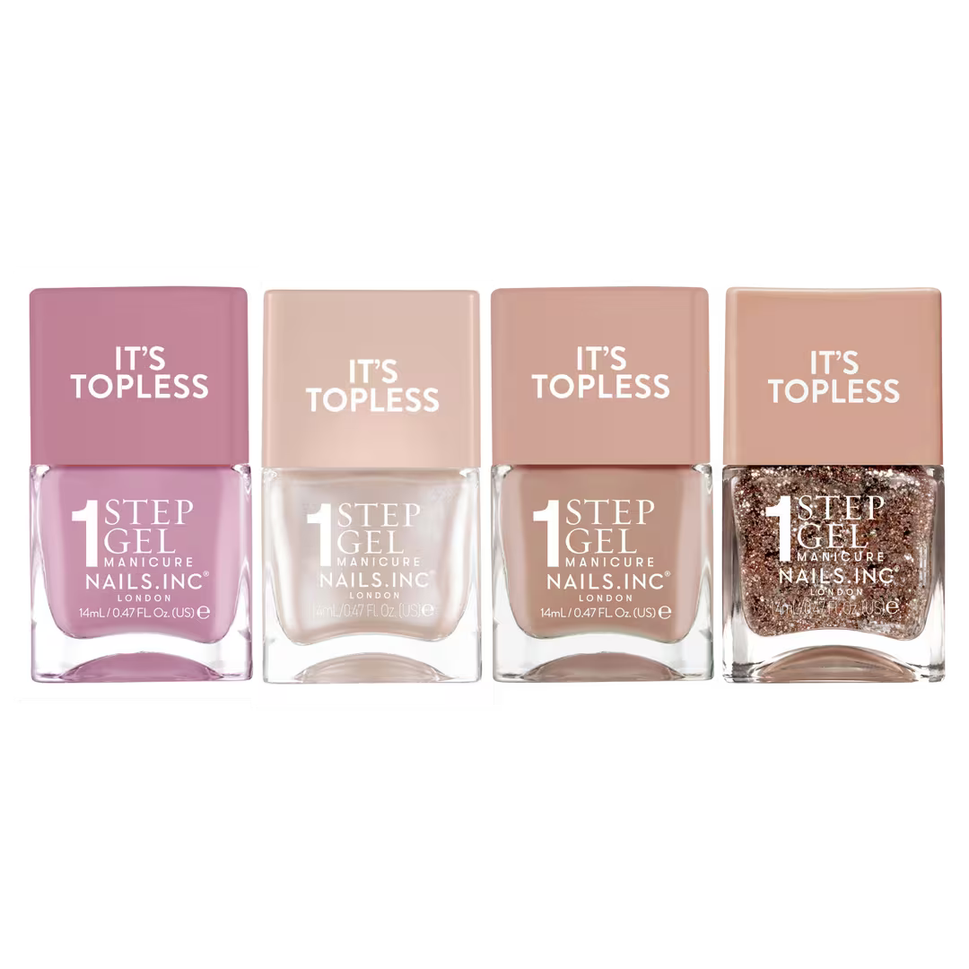 Topless Nail Couture 4-in-1 Pro Manicure Polish Set