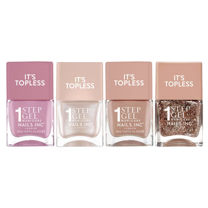 Topless Nail Couture 4-in-1 Pro Manicure Polish Set