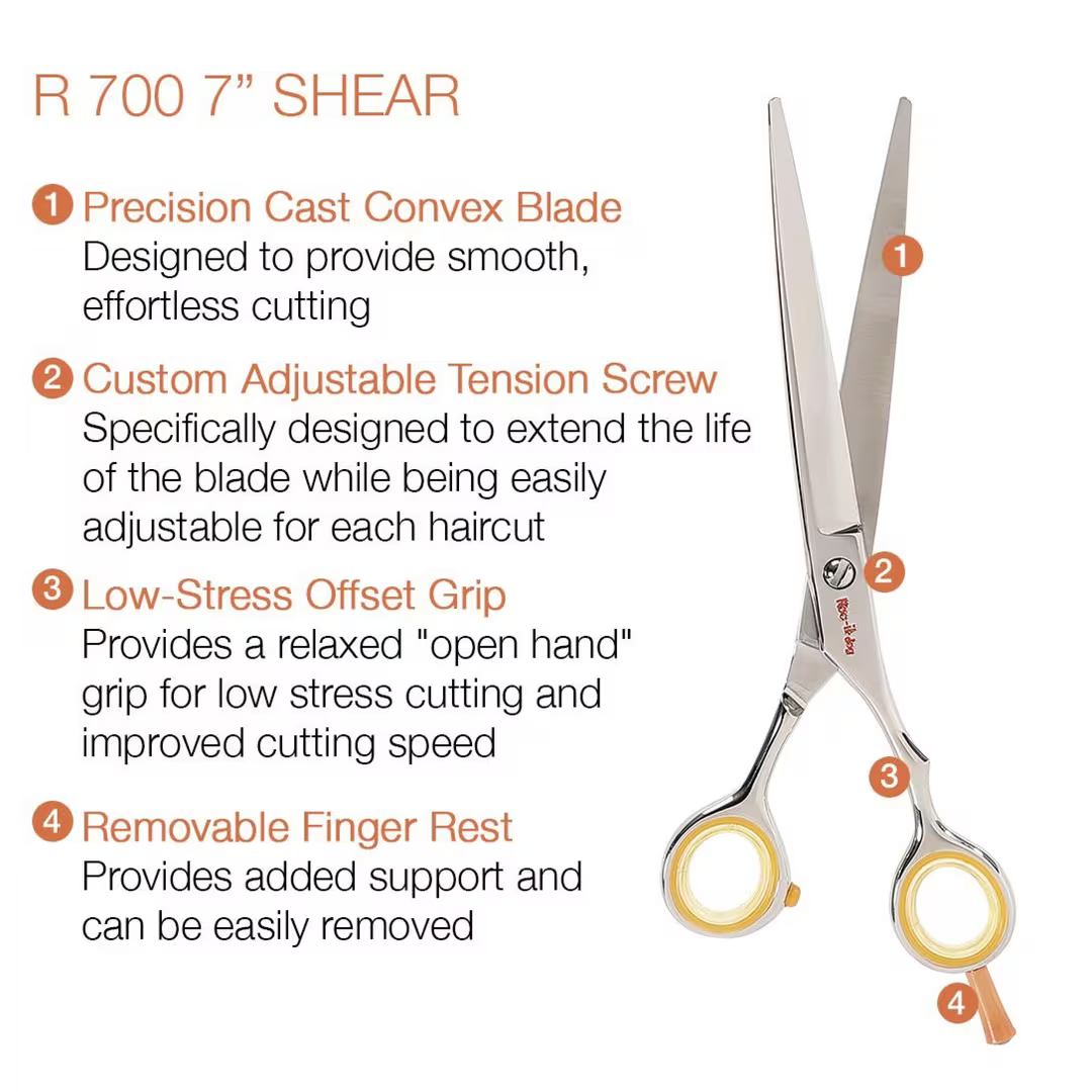 Centrix Roc-it Dog R 700 7" Master Barber Shear
