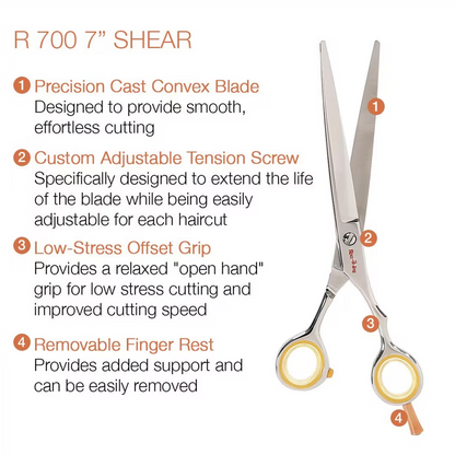 Centrix Roc-it Dog R 700 7" Master Barber Shear