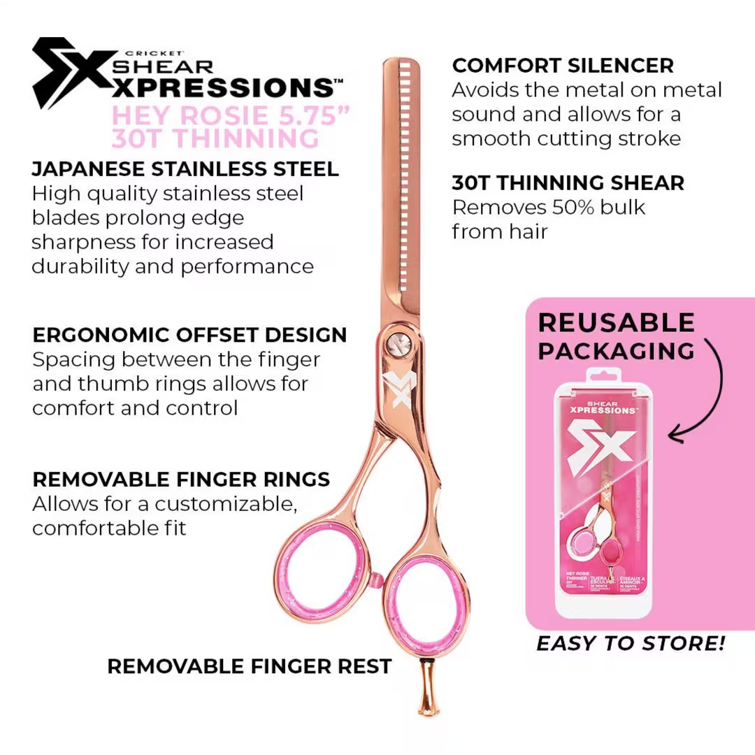 Shear Xpressions Hey Rosie 30-Tooth Texturizing Shear