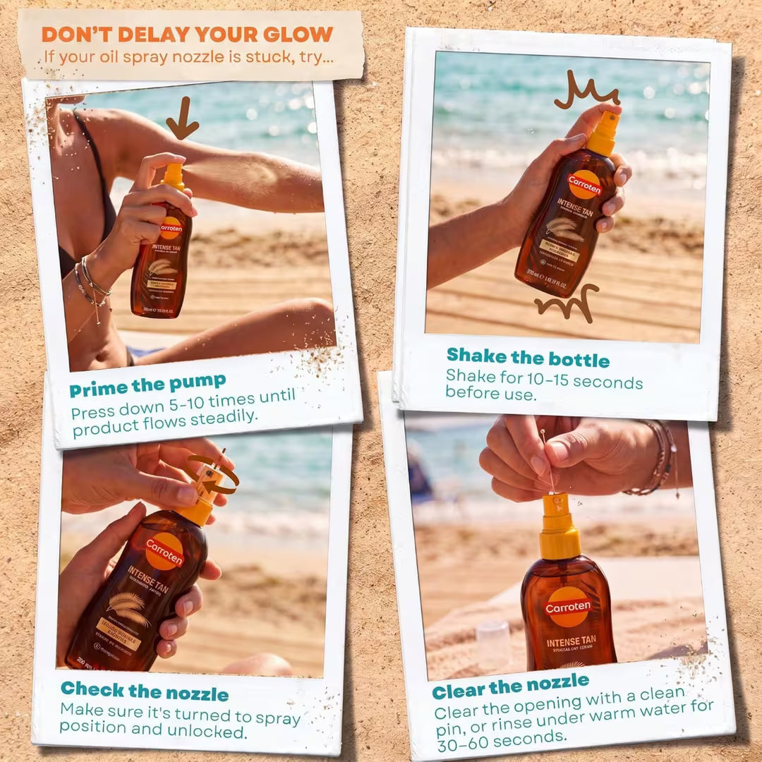 Mini Intense Tanning Oil Spray