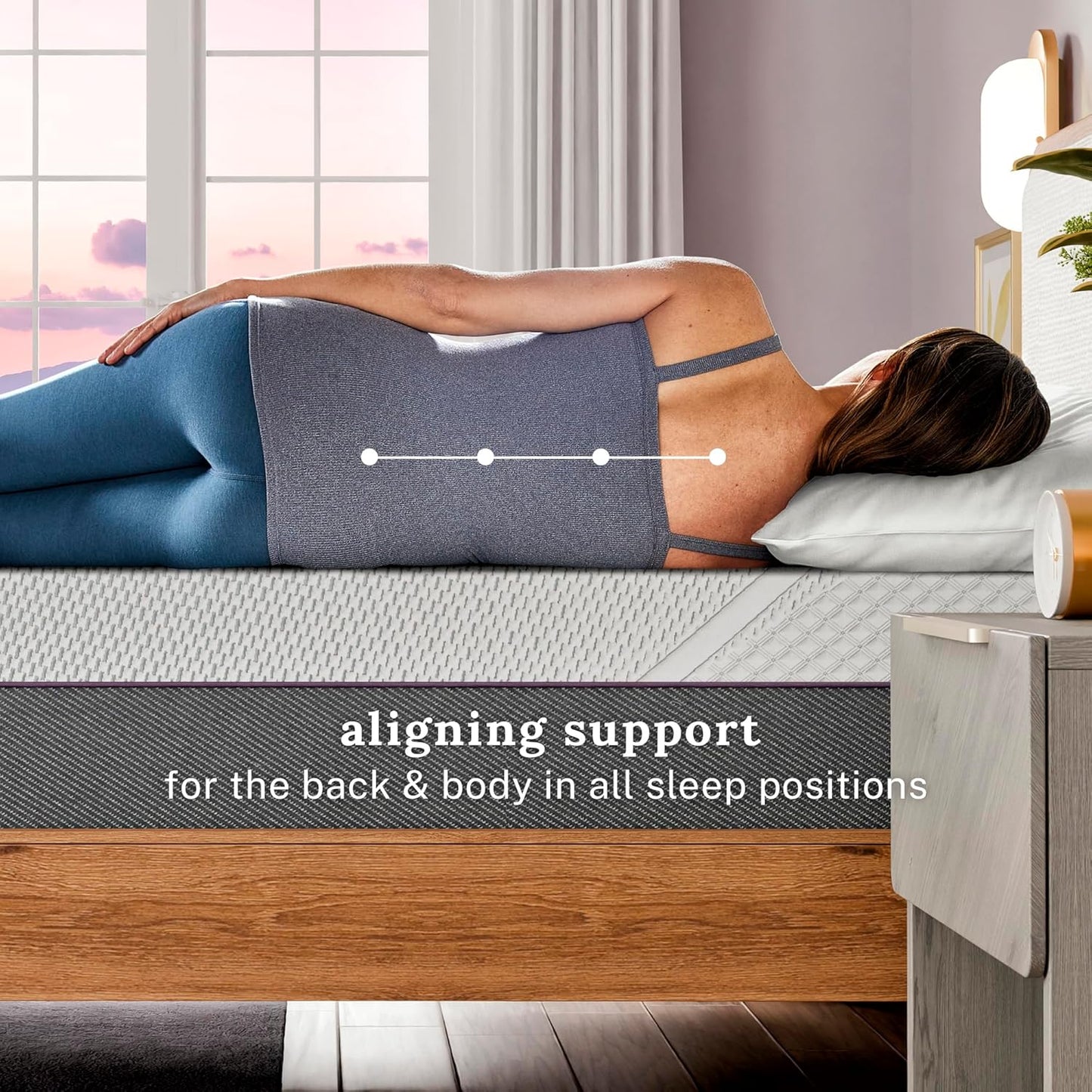 Sleep Innovations Shiloh 12" Full Size Green Tea Memory Foam Mattress in a Box