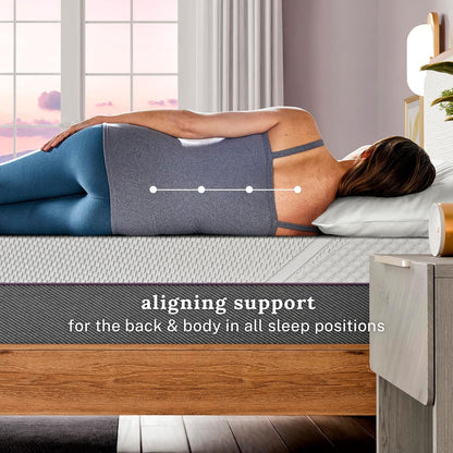 Sleep Innovations Shiloh 12" Full Size Green Tea Memory Foam Mattress in a Box