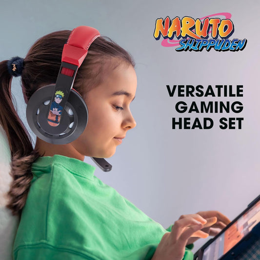 Naruto Wired Gaming Headset with Mic & LED Lights