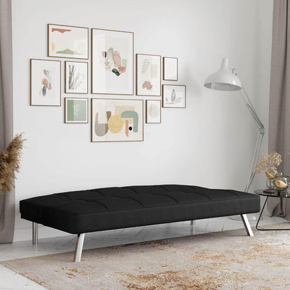 Serta Rane 66.1" 3-in-1 Convertible Futon Sleeper Couch (Black)
