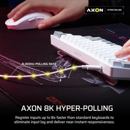 CORSAIR CLIPPER PRO MINI 60 Gaming Keyboard – Hall Effect, 8000Hz, Adjustable Actuation