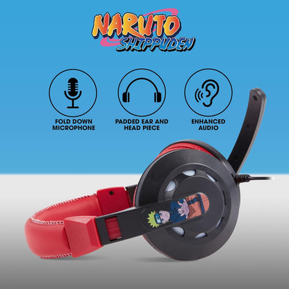 Naruto Wired Gaming Headset with Mic & LED Lights