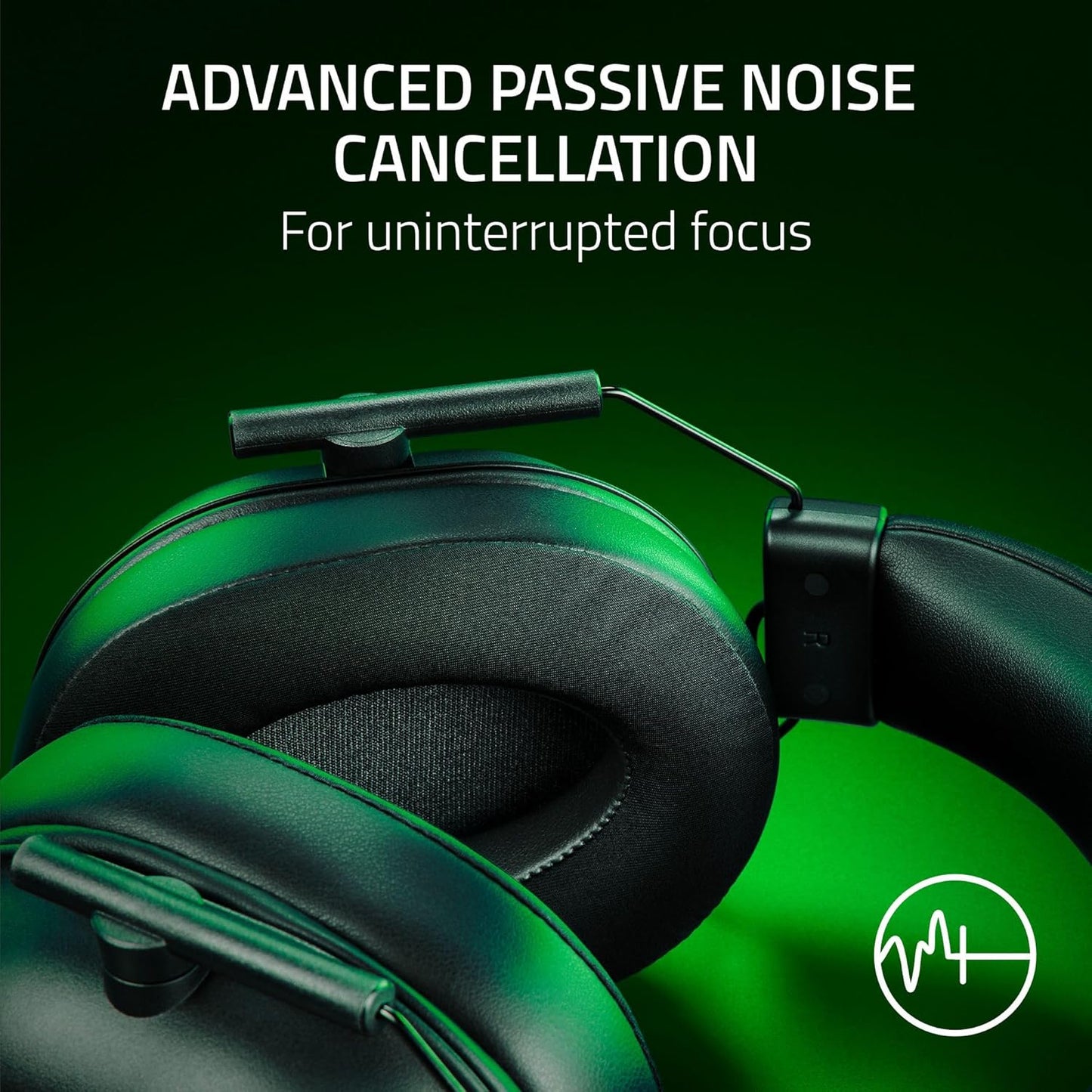 Razer BlackShark V2 X Xbox Gaming Headset – 50mm Drivers, 3.5mm, Black