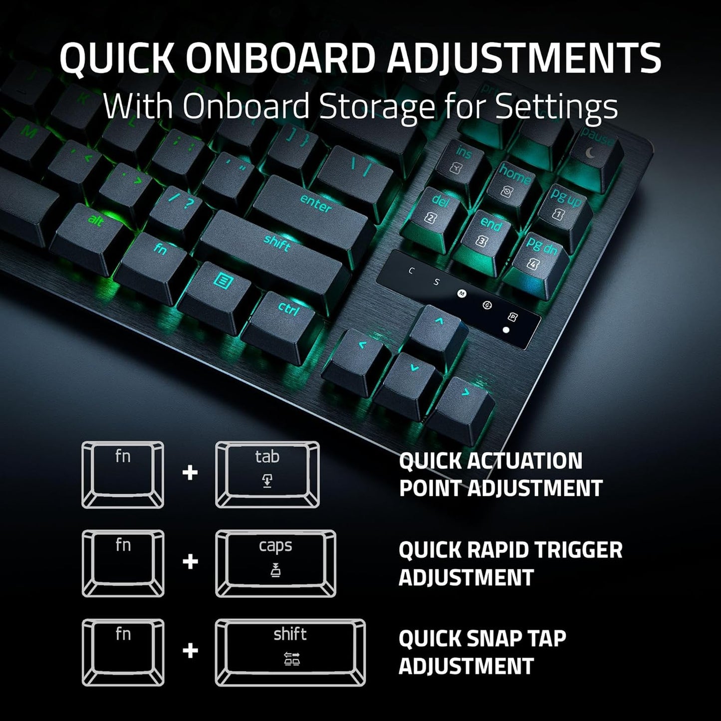 Razer Huntsman V3 TKL Analog Optical Gaming Keyboard – Rapid Trigger, 8KHz, Black