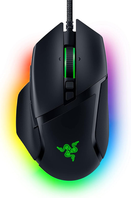 Razer Basilisk V3 Ergonomic Gaming Mouse, 26K DPI, RGB, 11 Programmable Buttons, Black
