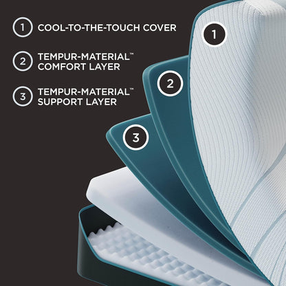 TEMPUR-Adapt 2.0 King Mattress – 11" Medium Memory Foam, Motion Isolation