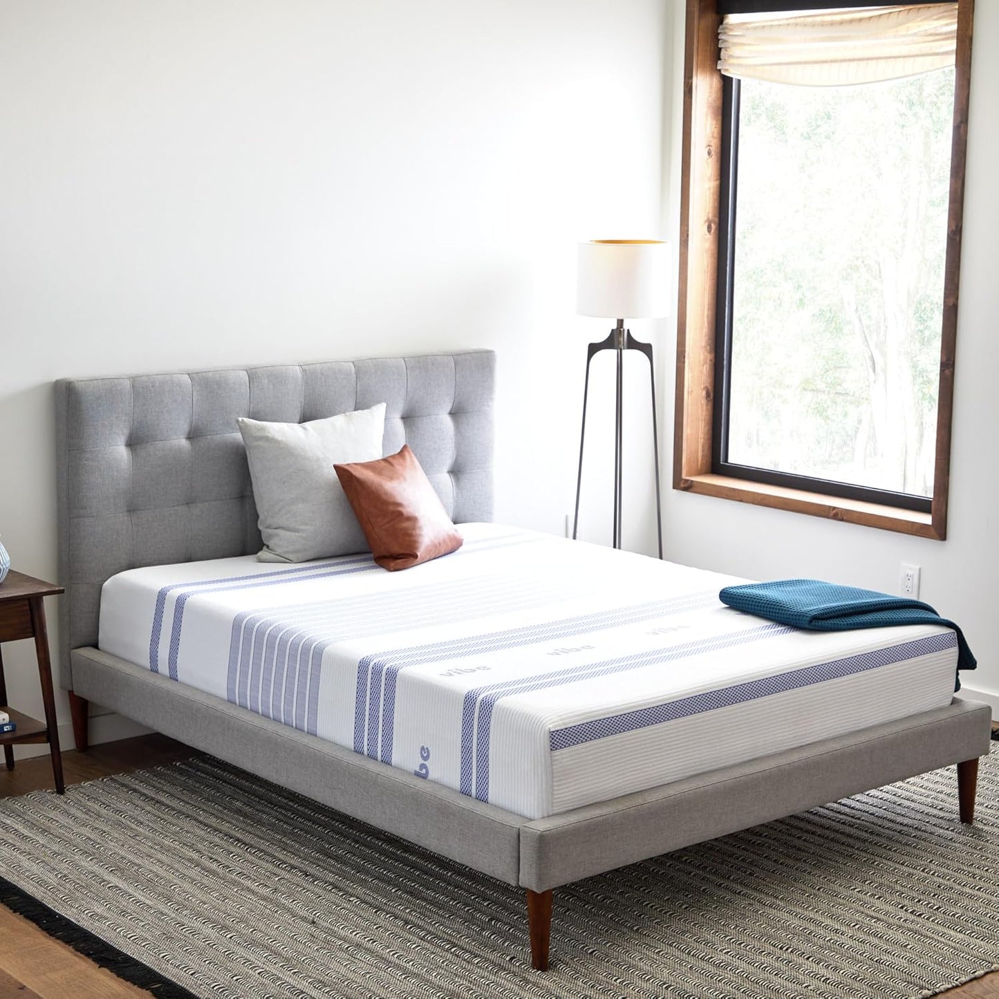 Vibe Twin XL Gel Memory Foam Mattress – 12", Pressure-Relieving, Cooling, Medium-Firm Feel