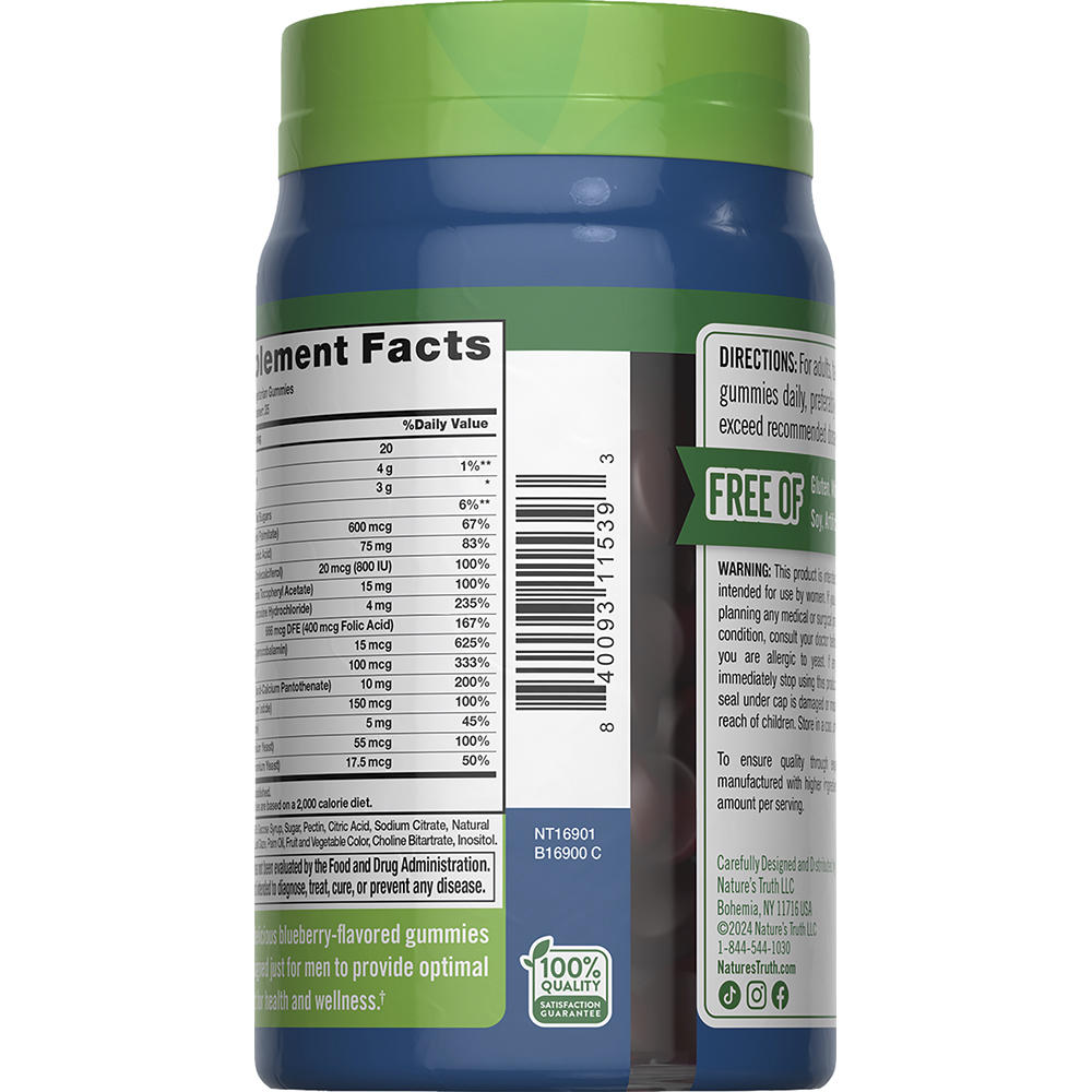 Nature’s Truth® Men’s Multivitamin Gummies – 70 Count