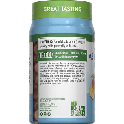 Nature’s Truth® Ashwagandha Gummies – Tropical Flavor, 60 Count, Stress & Wellness Support