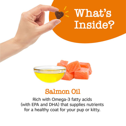 Zesty Paws Wild Alaskan Salmon Oil for Dogs & Cats, Omega-3 Fish Oil Supplement, 8 oz