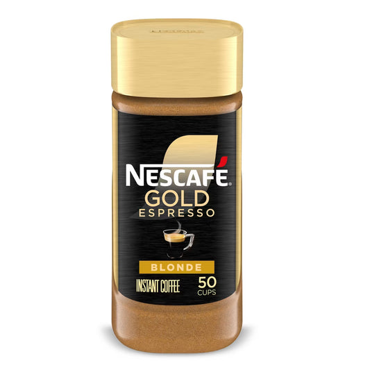 NESCAFÉ Gold Blonde Espresso Instant Coffee - Smooth Light Roast, 3.5 oz